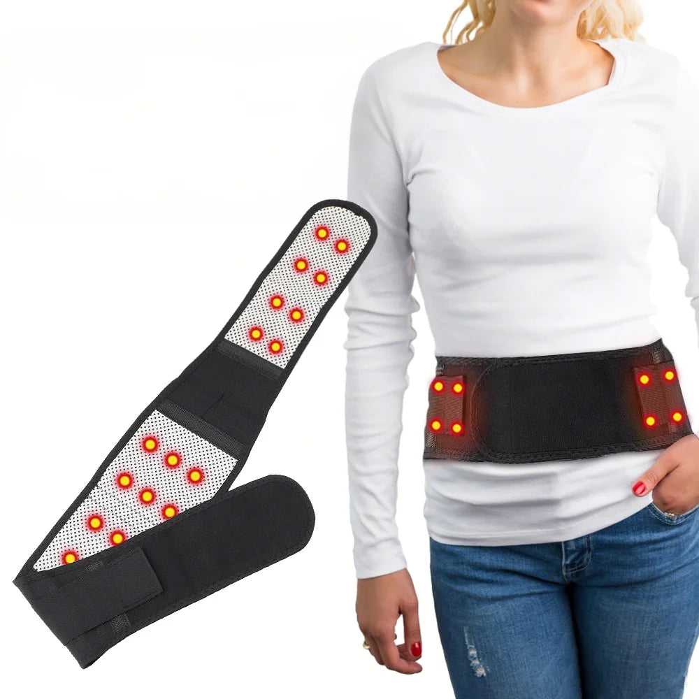 13/19pcs Magnetic Self-heating Neck Brace Tourmaline Infrared Therapy Pain Relief Cervical Protection Neck Support Belt Neck