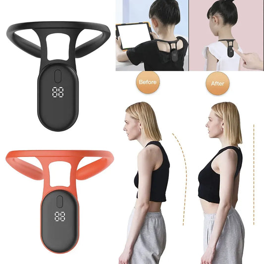 Smart Posture Corrector Miicro Vibration Posture Training Reminder Sensor Back Posture Neck Hump Corrector for Adult Kids